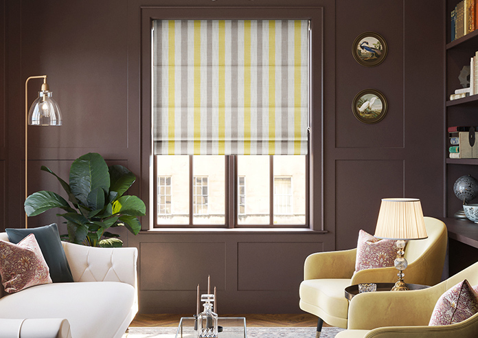 Abilene Stripe, Bighorn - Motorised Roman Blind - Image 3